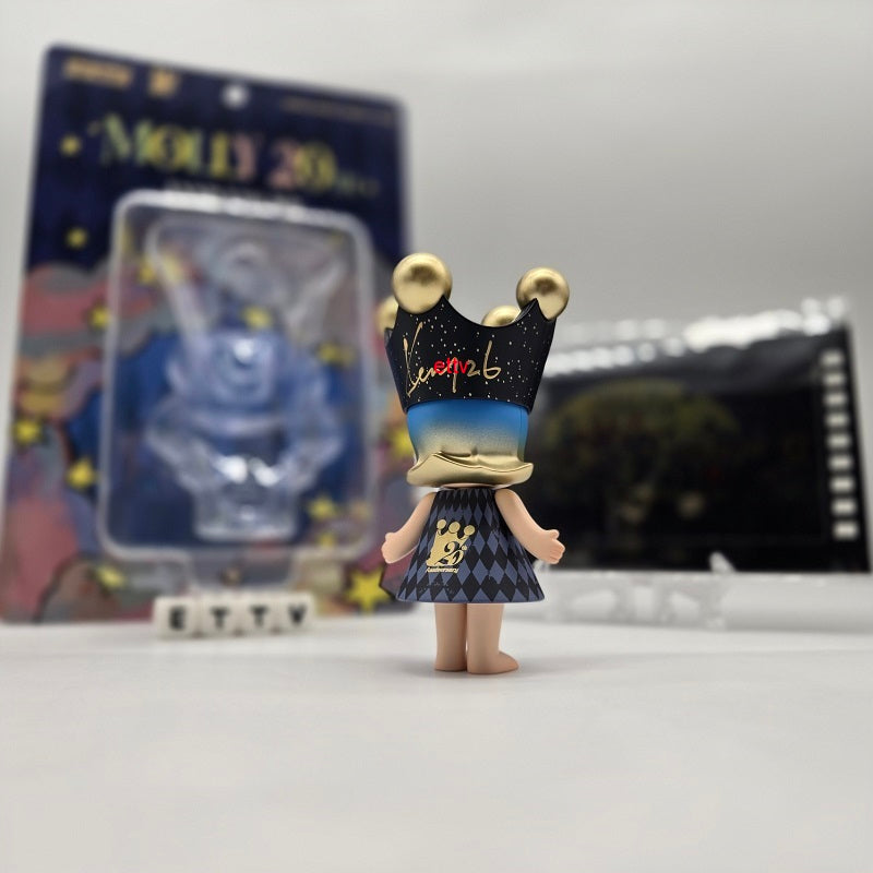 POPMART MEGA Royal Molly 100% 20th Anniversary VIP Set - Artist Signed