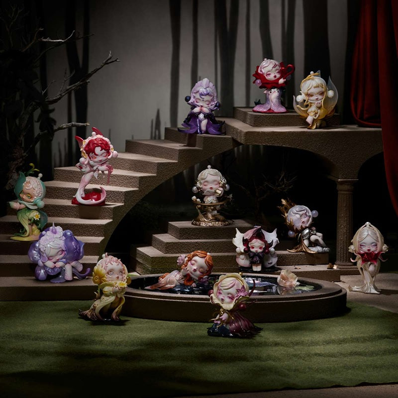 POP MART SKULLPANDA Petals in Four Acts Series Figures