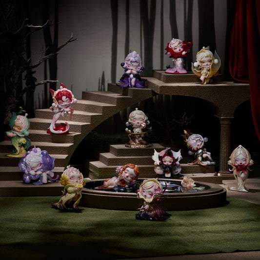 POP MART SKULLPANDA Petals in Four Acts Series Figures