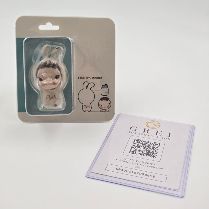 SOOYA Milk Mini Ban Blister Pack Sofubi Figure Taipei 2026