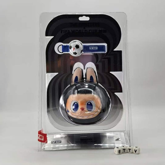 POPMART Labubu THE MONSTERS × FIFA Vinyl Plush Pendant (Sealed) NEW