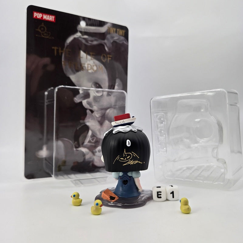 POPMART TinyTiny The Lie of Freedom Blister Pack (PTS Beijing) Signed + Sketch