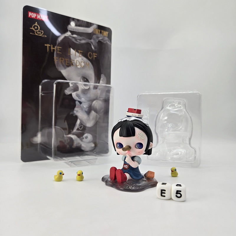 POPMART TinyTiny The Lie of Freedom Blister Pack (PTS Beijing) Signed + Sketch