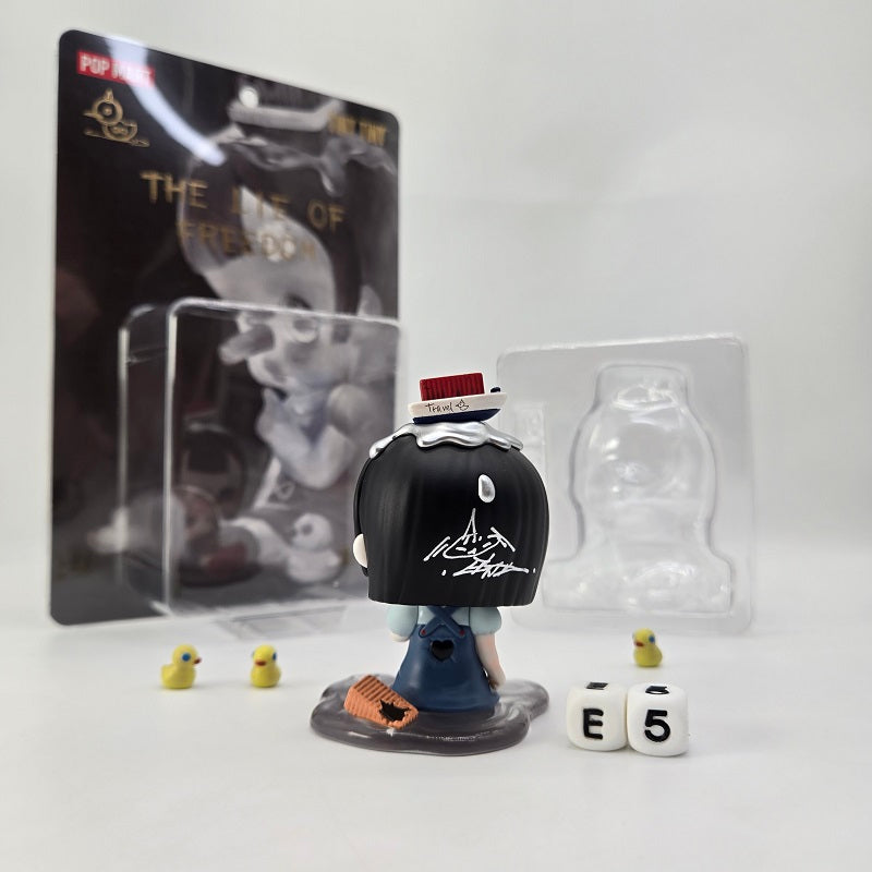 POPMART TinyTiny The Lie of Freedom Blister Pack (PTS Beijing) Signed + Sketch