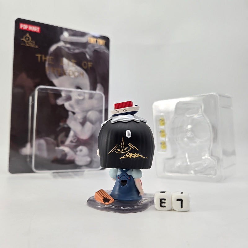 POPMART TinyTiny The Lie of Freedom Blister Pack (PTS Beijing) Signed + Sketch