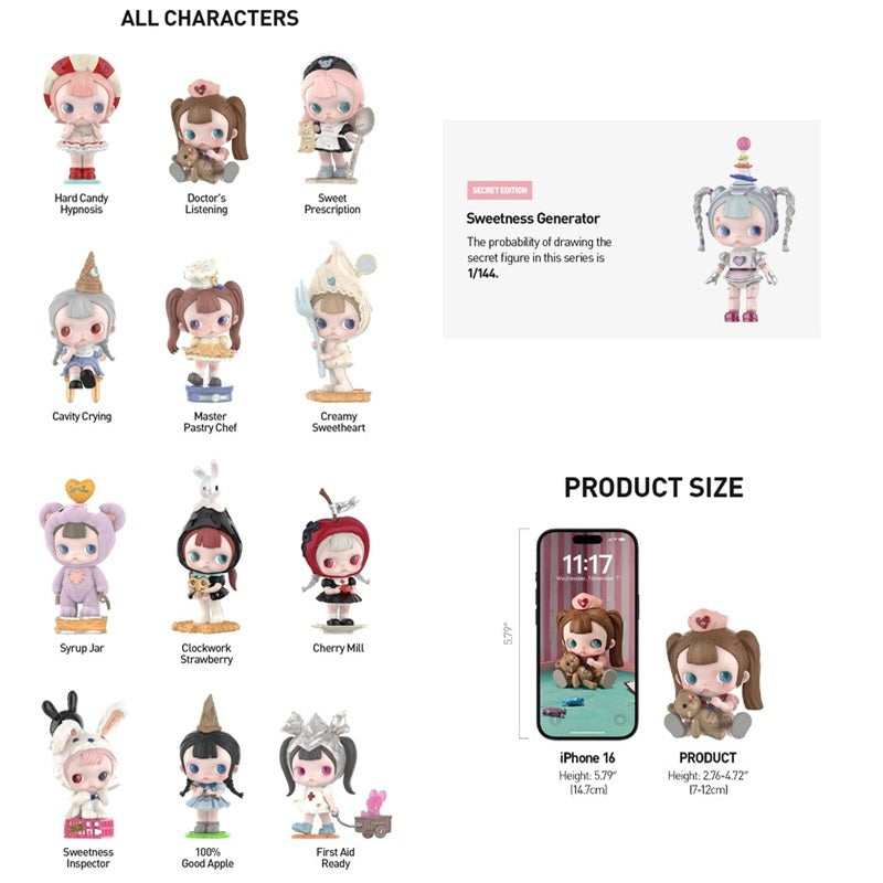 POP MART TinyTiny Act I Sugar Therapy Room Series Figures