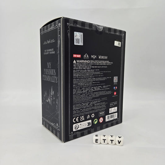 POPMART SKULLPANDA × Wednesday Plush – Classic Dress Version (US Exclusive), NEW