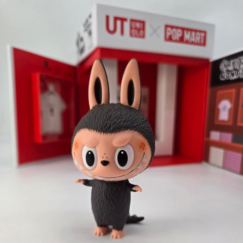 POPMART UNIQLO Labubu Official Prop Set with Mini Zimomo Freckles Original