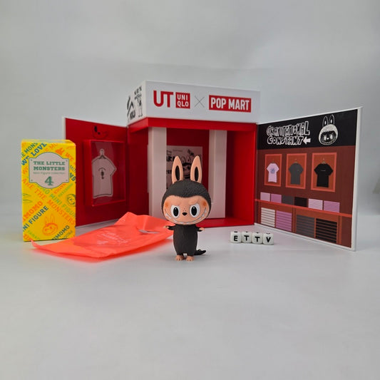 POPMART UNIQLO Labubu Official Prop Set with Mini Zimomo Freckles Original