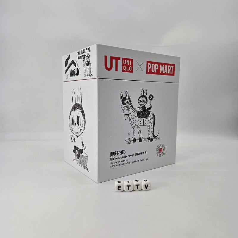 POPMART UNIQLO Labubu Official Prop Set with Mini Zimomo Freckles Original