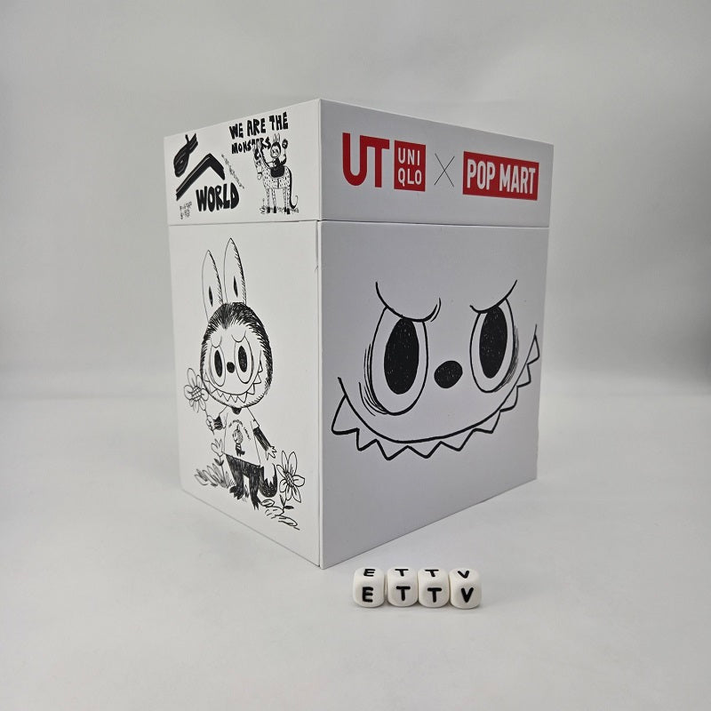 POPMART UNIQLO Labubu Official Prop Set with Zimomo Mini Series 4 Gold