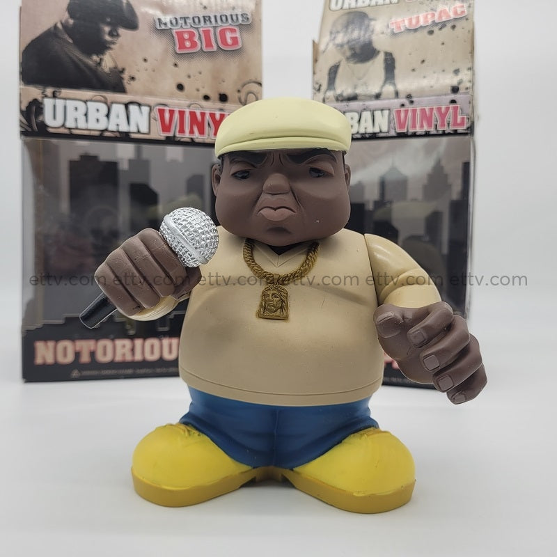 Ettv 2011 Funko Pop Urban Vinyl Notorious Big And Tupac Figures (Set Of 2) Designer Toys