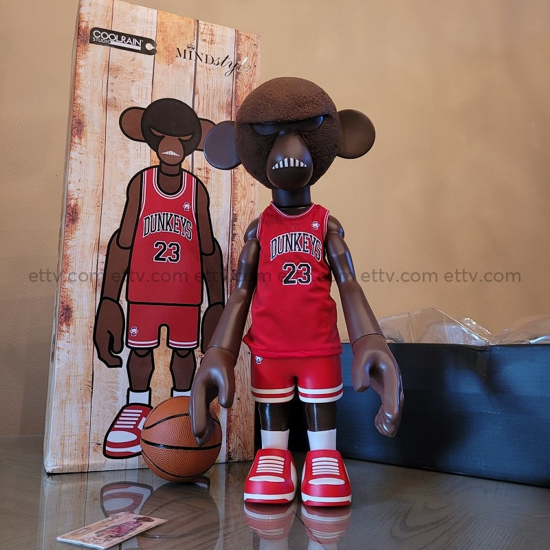 Ettv Coolrain X Mindstyle 18 Dunkeys 23 Pithecuse - Coa Numbered Limited Edition Of 300 Art Toys