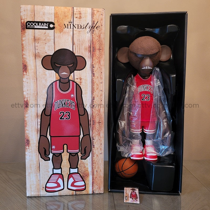 Ettv Coolrain X Mindstyle 18 Dunkeys 23 Pithecuse - Coa Numbered Limited Edition Of 300 Art Toys