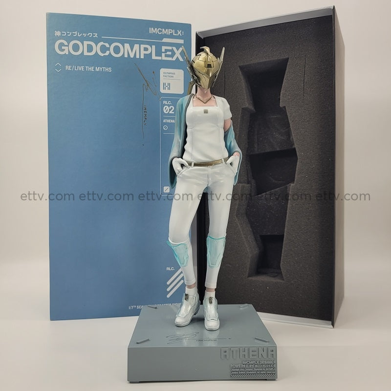 Ettv Imcmplx Athena: A Limited Edition Hand-Signed Figure With Coa By Bryan Lie Designer Toys