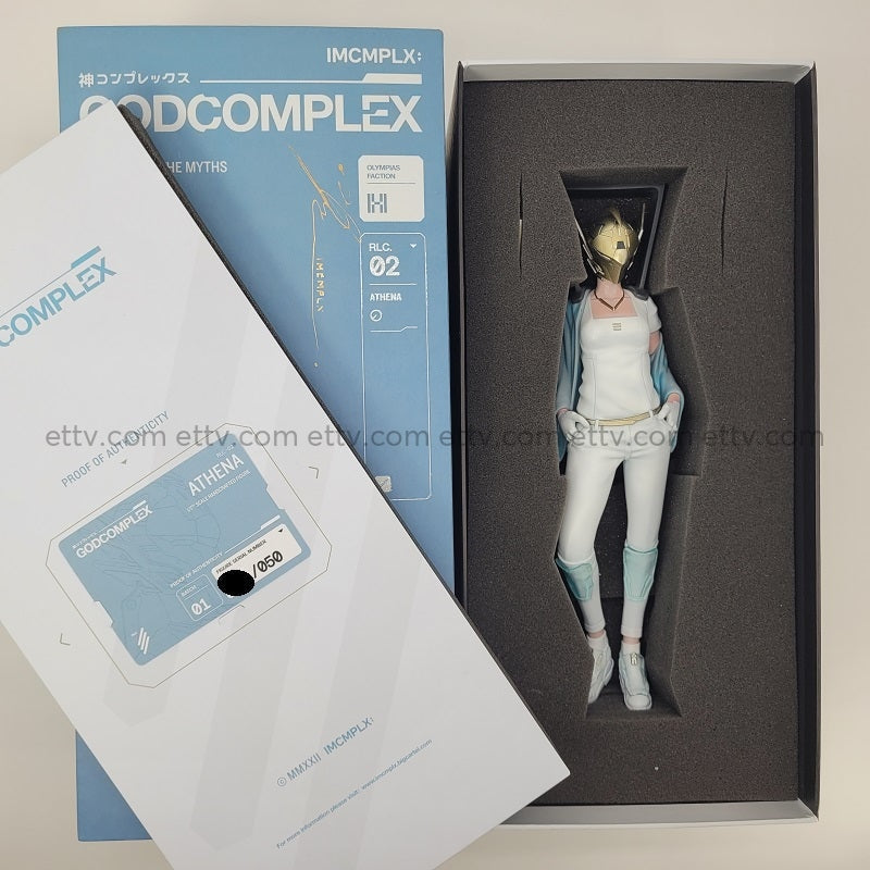 Ettv Imcmplx Athena: A Limited Edition Hand-Signed Figure With Coa By Bryan Lie Designer Toys