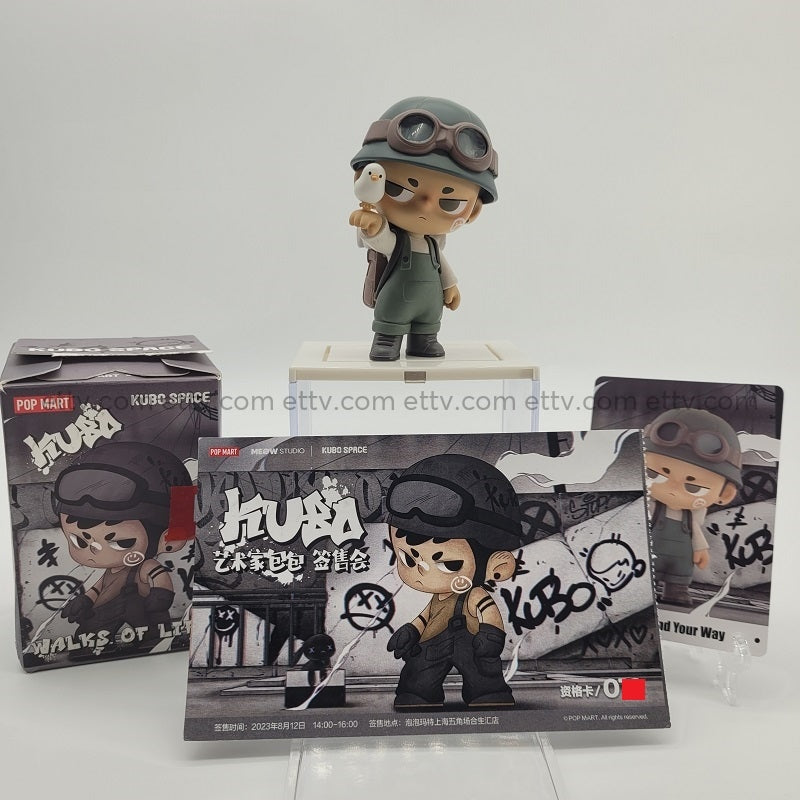 Ettv Kubo Walks Of Life Series 1St Edition (Find Your Way) - Hand Signed By Artist Designer Toys