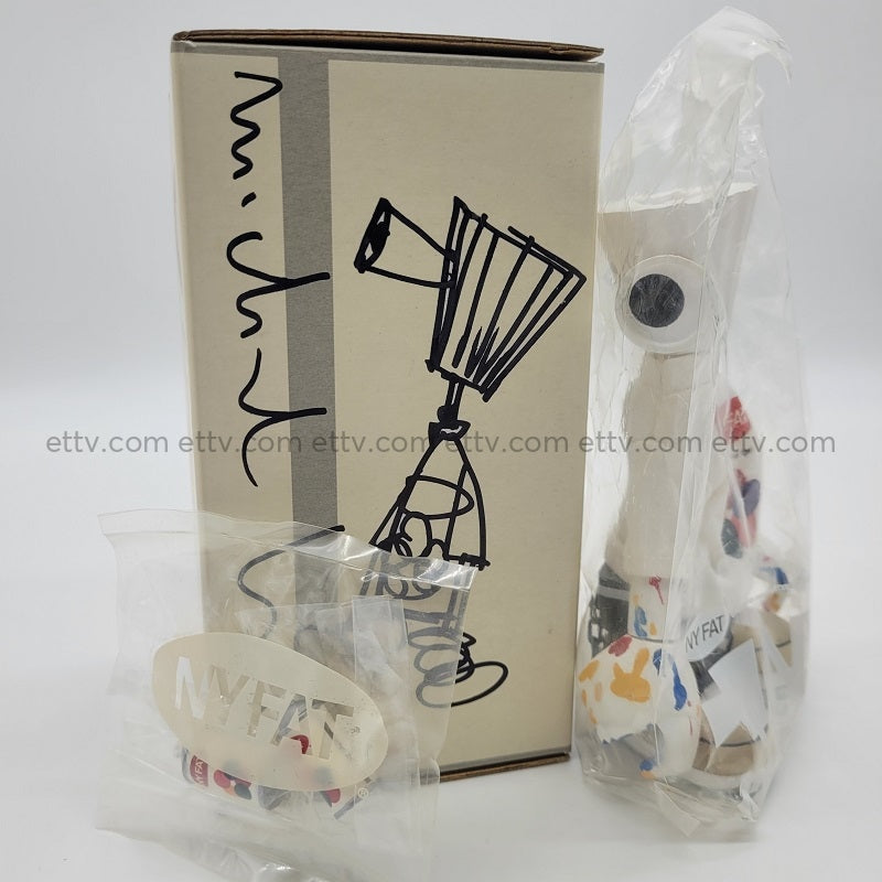 Ettv Michael Lau 2003 Ny Fat London: Limited Edition Signed & Remarque Sketch By Art Toys