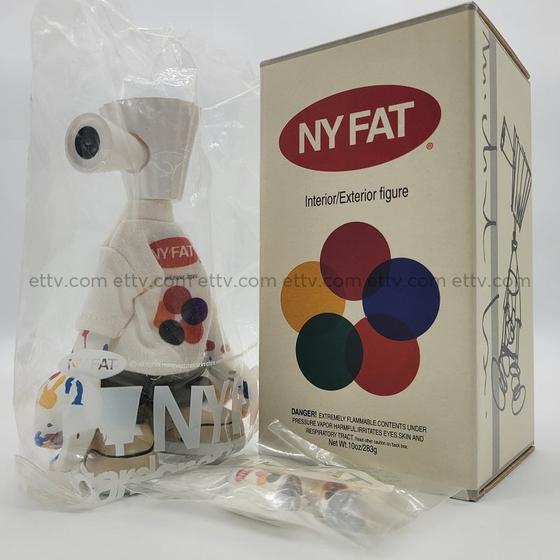 Ettv Michael Lau 2003 Ny Fat London: Limited Edition Signed & Remarque Sketch By Art Toys