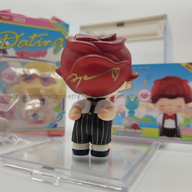 Ettv Popmart Dimoo Dating Series (Love Fountain) - Hand Signed By Ayan Deng Designer Toys