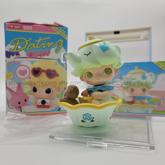 Ettv Popmart Dimoo Dating Series (Rotating Cup) - Hand Signed By Ayan Deng Designer Toys