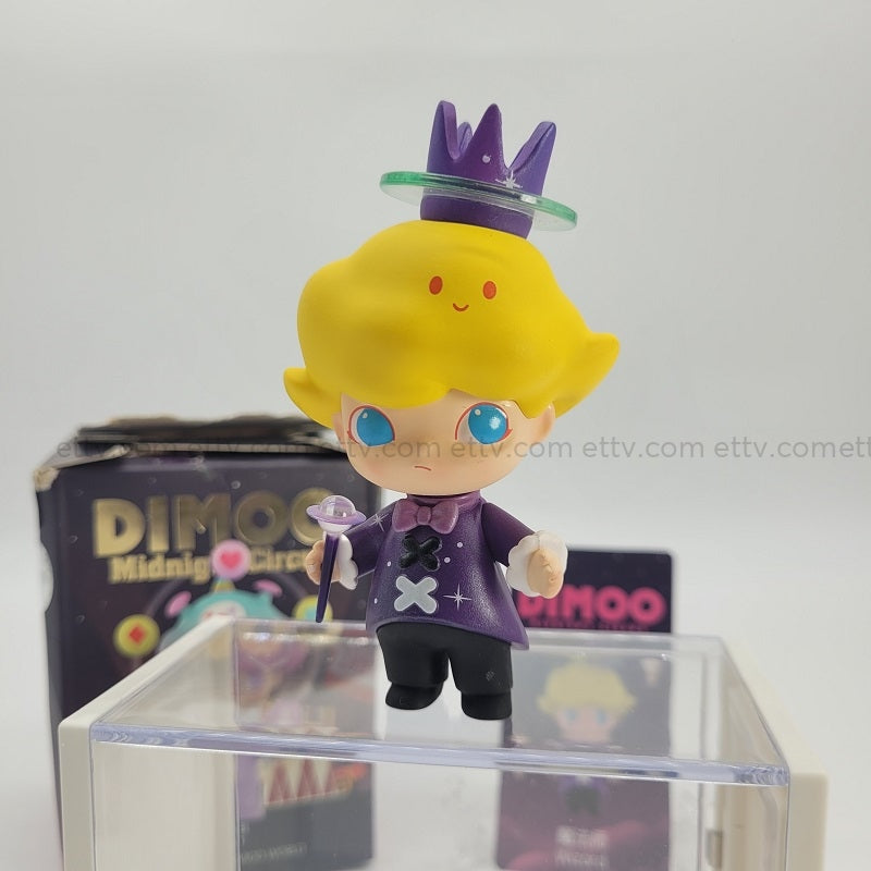 Ettv Popmart Dimoo Midnight Circus (Wizard) - Hand Signed By Artist Designer Toys