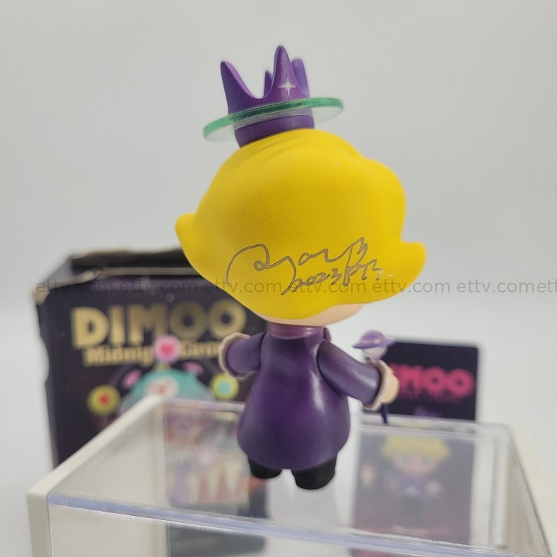 Ettv Popmart Dimoo Midnight Circus (Wizard) - Hand Signed By Artist Designer Toys