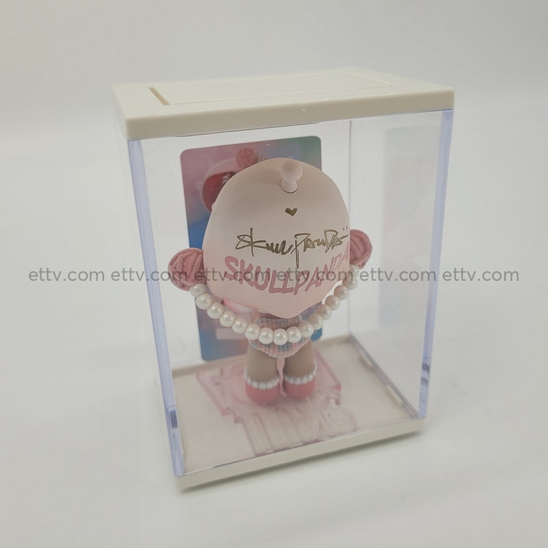 Ettv Popmart Skullpanda Hype Panda Series (Pink Girl) Signed By Artist Xiongmiao Art Toys