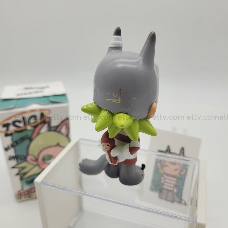 Ettv Popmart Zsiga Walking Into The Forest (Little Grey Wolf)-Hand Signed By Artist Designer Toys