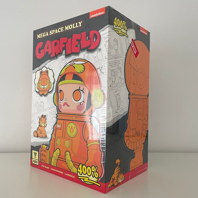 POPMART MEGA SPACE MOLLY 400% Garfield A-01, 1pc NEW