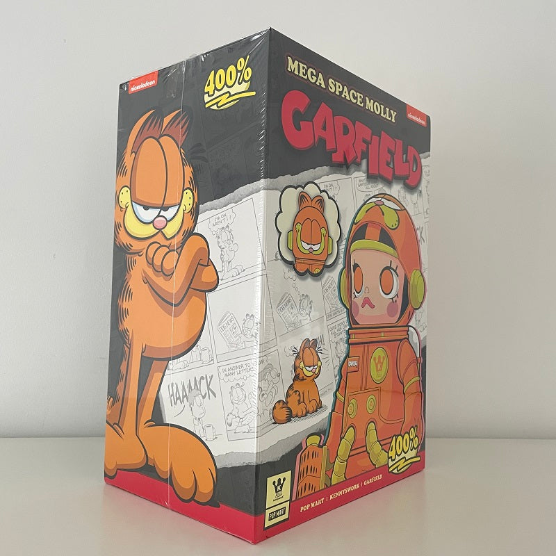 POPMART MEGA SPACE MOLLY 400% Garfield A-01, 1pc NEW