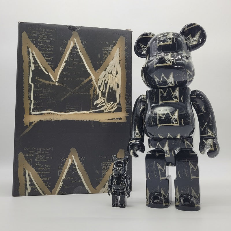 Bearbrick Jean-Michel Basquiat #8 - 400% & 100% Set by Medicom