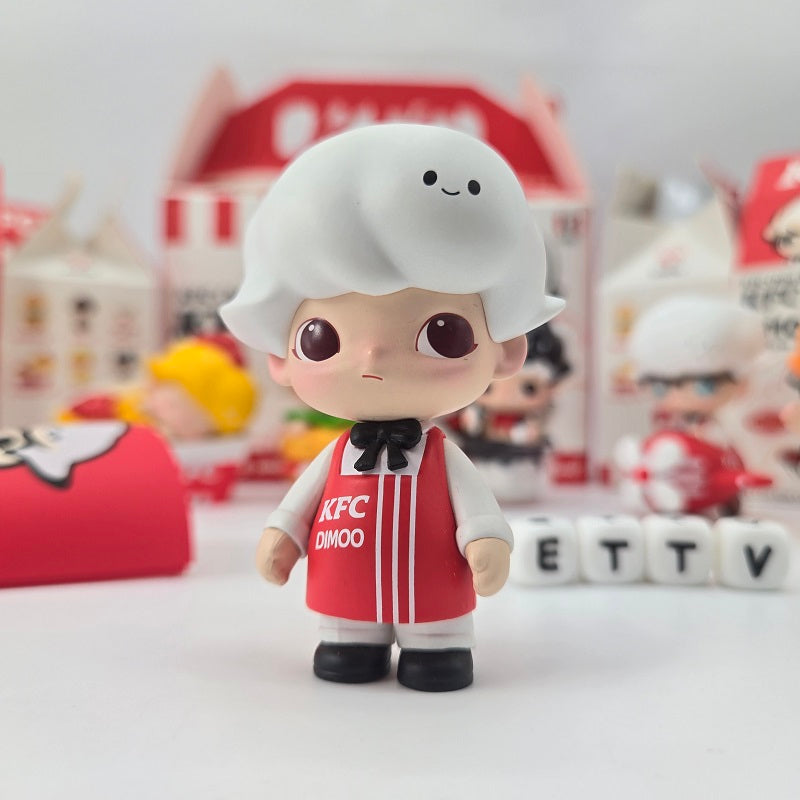 POPMART Dimoo KFC China 35th Anniversary Limited Series (7pc) Complete ...