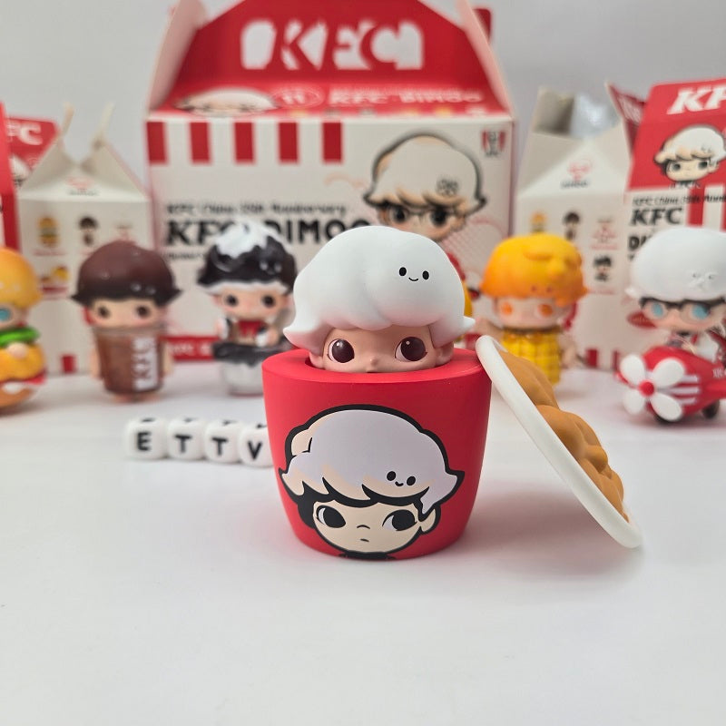 POPMART Dimoo KFC China 35th Anniversary Limited Series (7pc) Complete ...