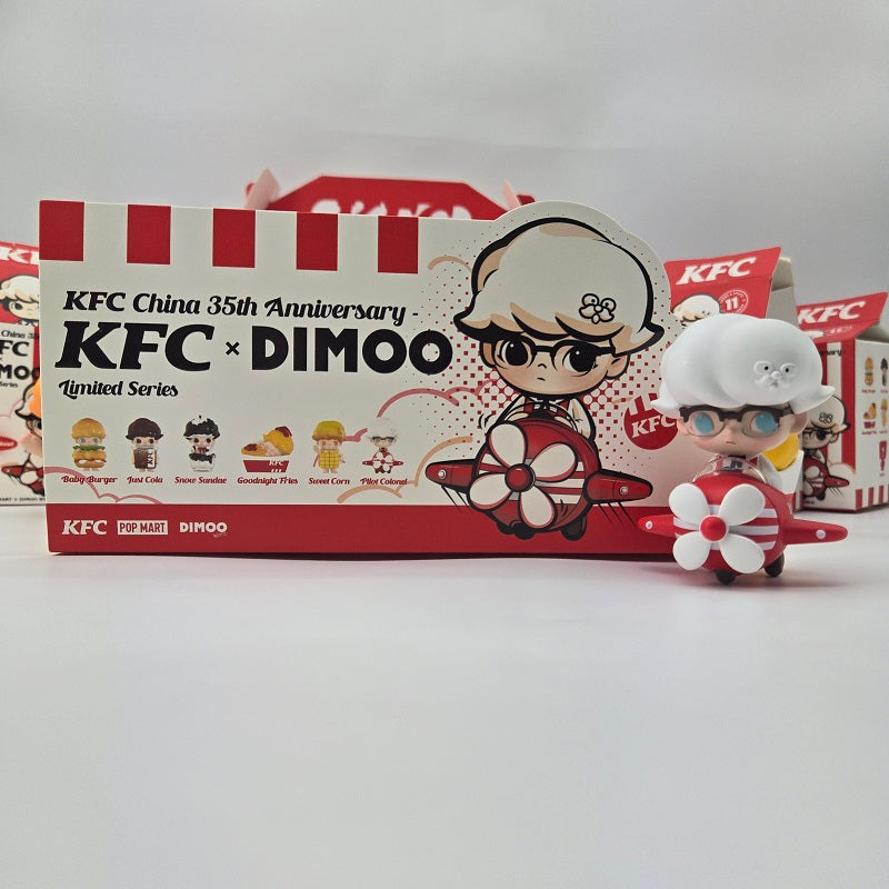 POPMART Dimoo KFC China 35th Anniversary Limited Series (7pc) Complete ...