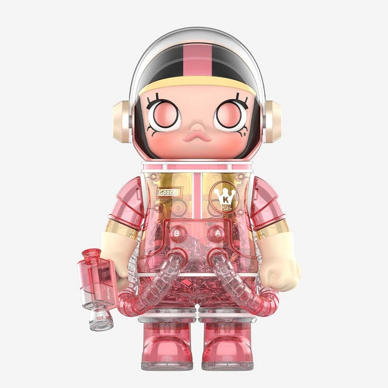 POPMART MEGA COLLECTION 400% SPACE MOLLY Soft Drink Series (Pink Lady ...