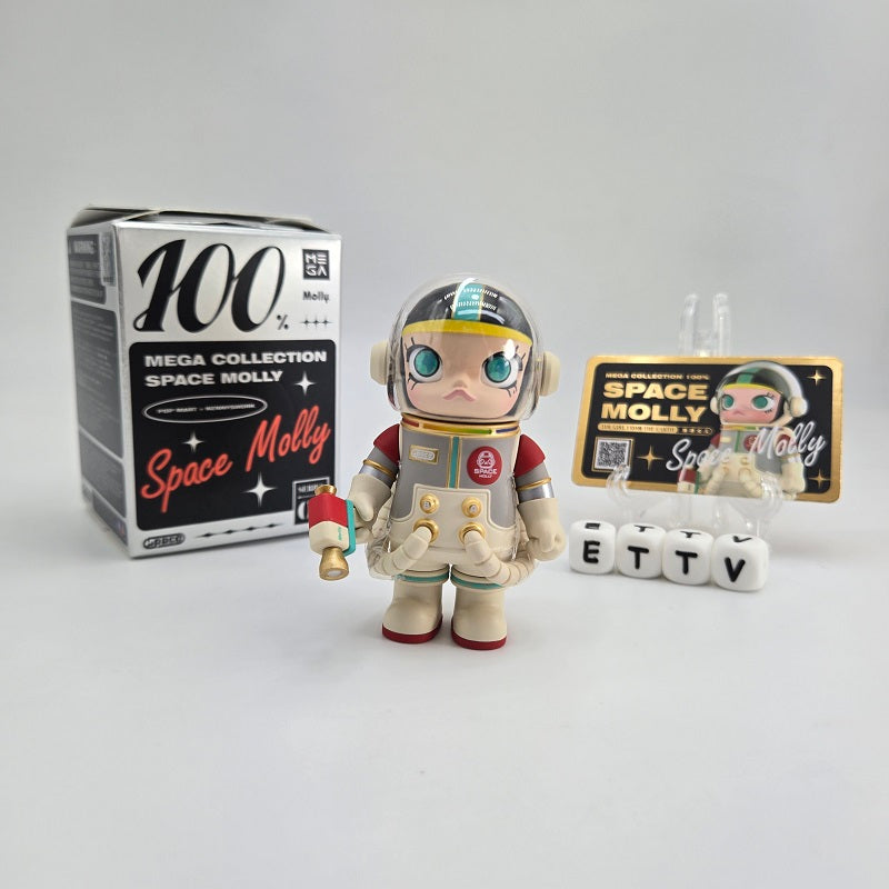 POPMART MEGA Space Molly 100% 1st Edition (Secret Earth Daughter) 1pc NEW