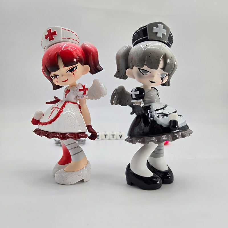 TOPTOY 6" Yandere Girl Remove the Label (Blood Angel, Secret Color) 2pc Set NEW