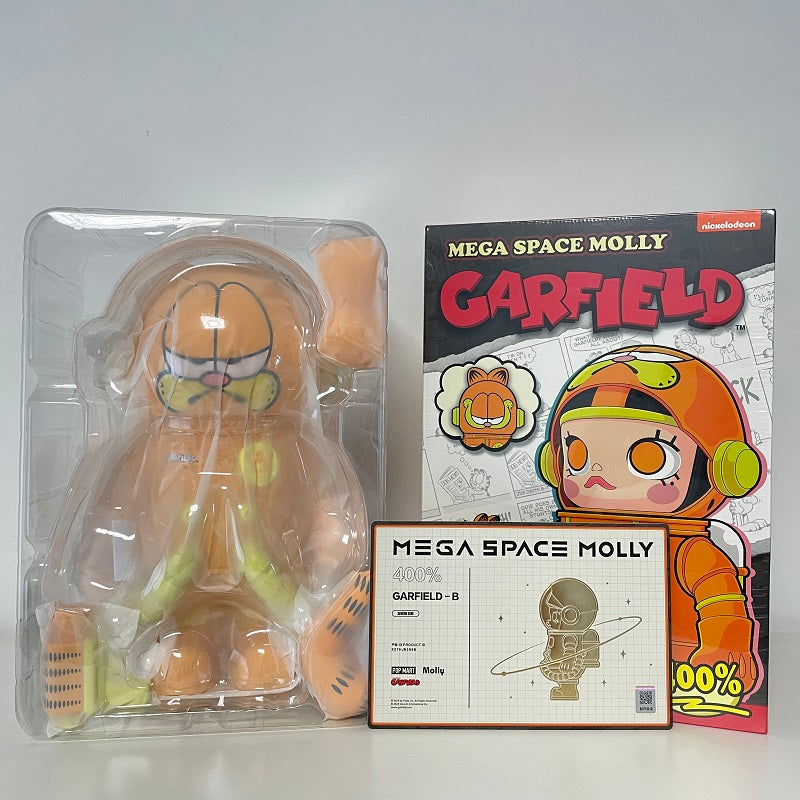 POPMART MEGA SPACE MOLLY 400% Garfield B-02, 1pc NEW