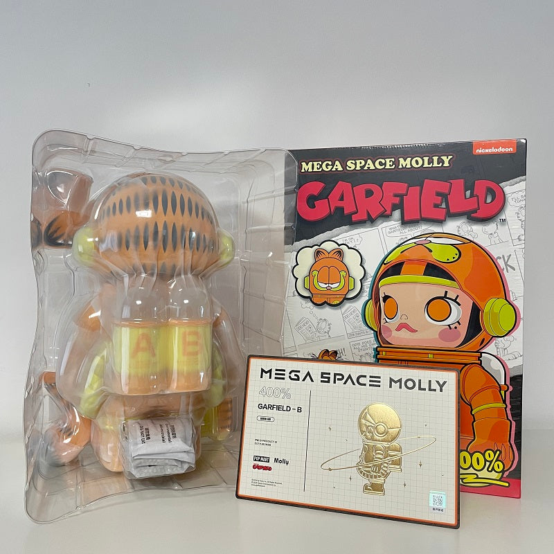 POPMART MEGA SPACE MOLLY 400% Garfield B-02, 1pc NEW