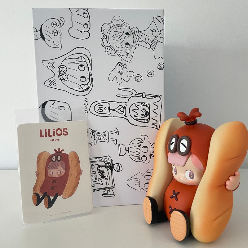 POPMART Signed LiliOS Hot Dog PTS Beijing by Artist mspring