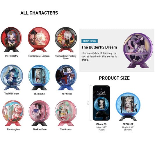 POPMART Skullpanda The Mirage Series 2025 “Butterfly Dream” – Secret