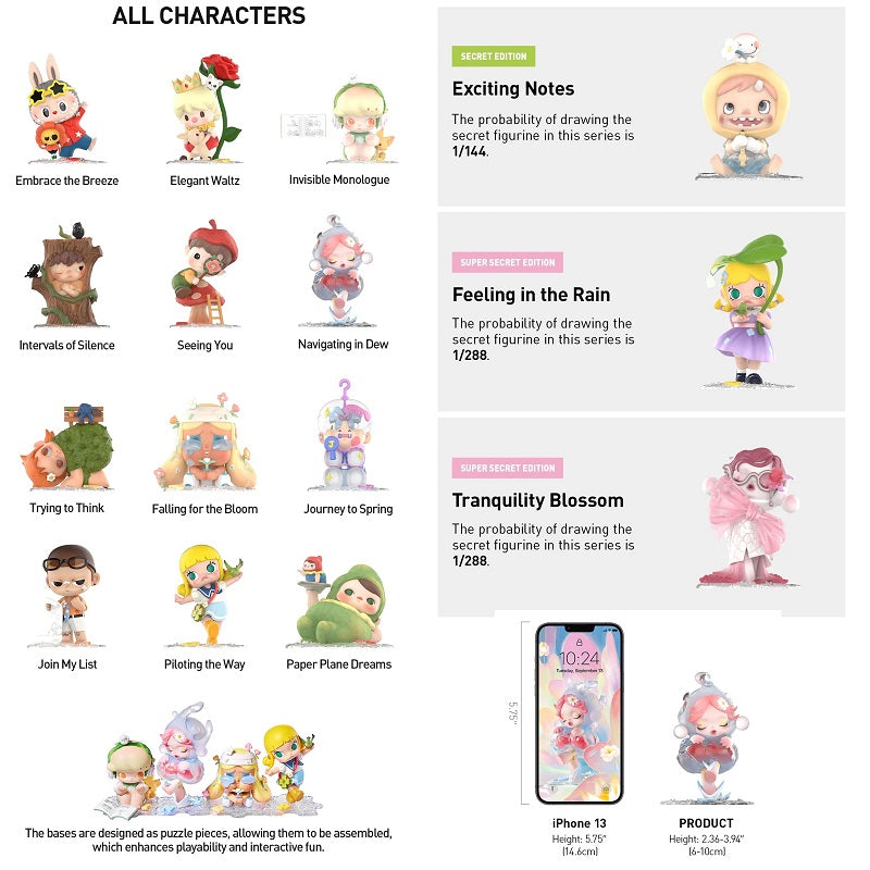 POP MART Hand in Hand Series Figures, NEW