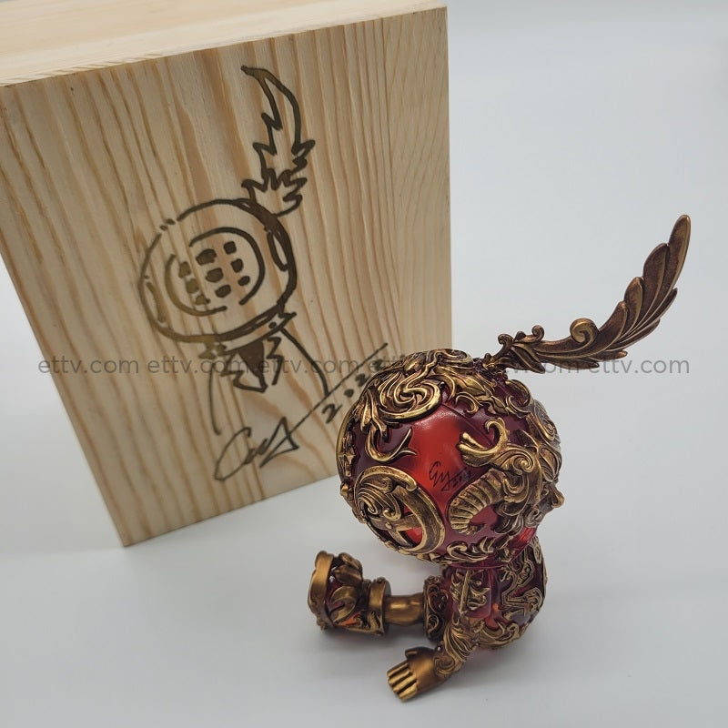 Sank Toys Nostalgia Ruby - Limited Edition Of 150 With Coa Signed And Sketched By Shaun Guo Designer
