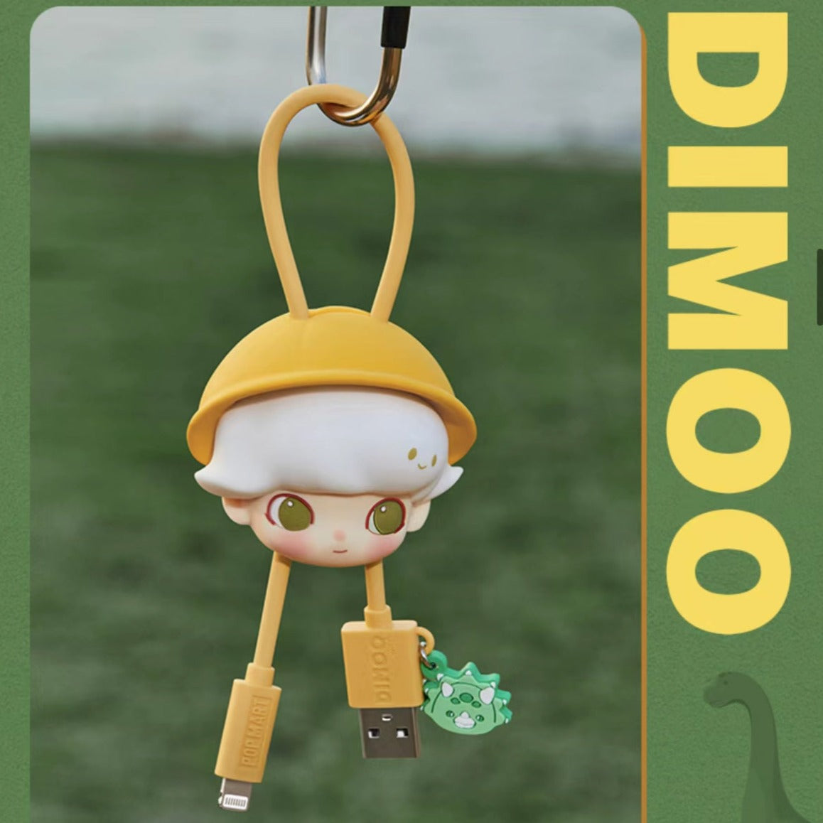POP MART Dimoo Jurassic World Lightning Cable iPhone Charger (Apple De ...