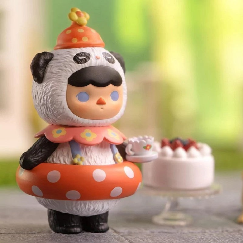 POPMART PUCKY Animal Tea Party Blind Box Series (#1 Panda Baby) 1pc
