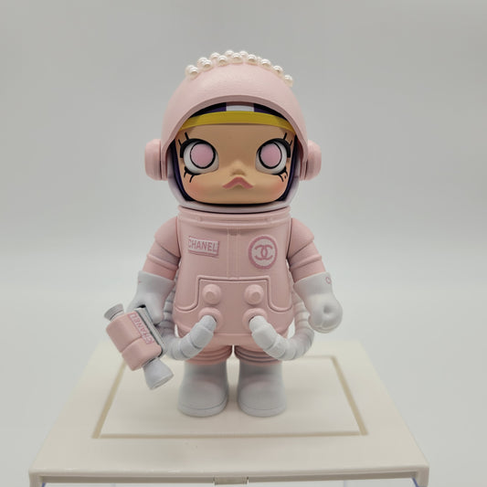 POPMART 100% Space Molly Artistic Adaptation by Myz Studio with Acrylic Display Case (PINK) 1pc