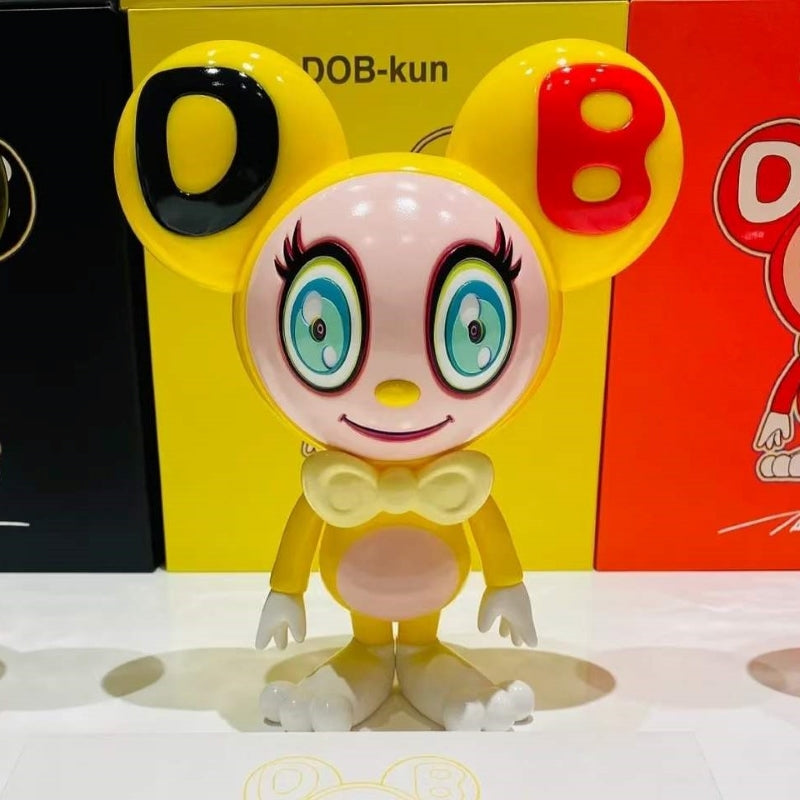 ETTV 2022 Takeshi Murakami DOB-Kun Set of 4 Figures: Rare Limited Edition with Top 5 Matching Certificate Serial Numbers