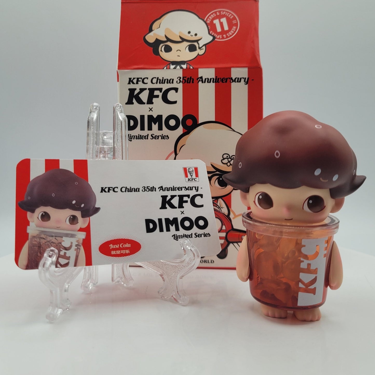 POPMART Dimoo x KFC China 35th Anniversary LIMITED series "Just Cola"