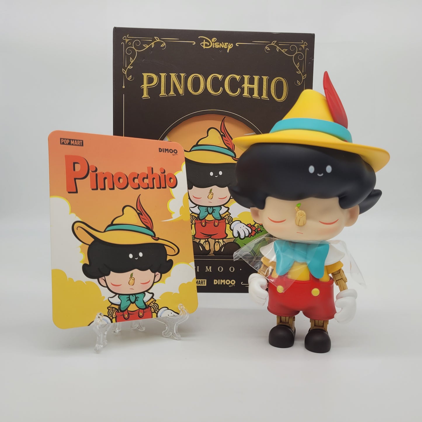 ETTV POPMART Dimoo Pinocchio Disney 200% Figure Collectible Limited Edition